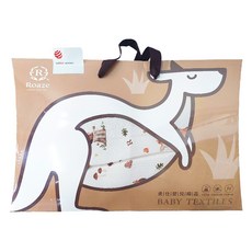 Roaze 柔仕 雲朵涼被 100%聚酯纖維, 小鹿漫步 米色