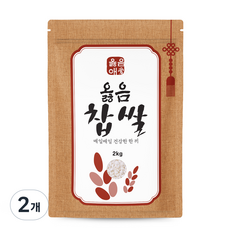 옳음애 국내산 찹쌀, 2kg, 2개