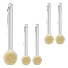 UdiLife 優的生活大師長柄澡刷, 一體手柄設計, 舒適刷毛, 易於收納, 單一顏色, 1支, 5支