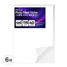 Full Colors 高光澤背膠貼紙相紙 115g, 4X6, 240個