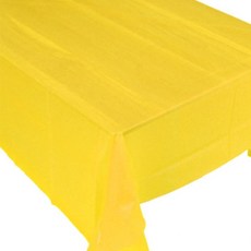 桌巾 137*183cm 黃色, 3片, 1個