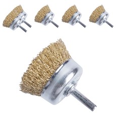 KENDO 電鑽用杯刷 6mm柄 76000620, 6個