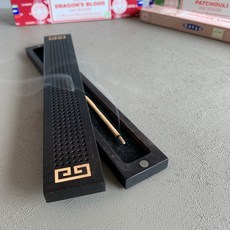 8309 黑檀木 木質 線香座, 雙