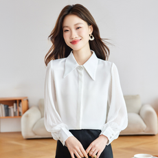 POPLARNC 女款 Birdbee 大翻領襯衫 P25FBL081314