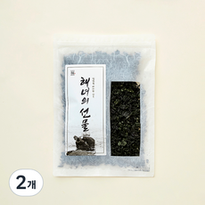 해녀의선물 돌각 쫄깃한 손질미역, 150g, 2개