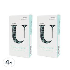 유추프라카치아 LOVE U 얼티밋블루 콘돔, 4개, 12개입