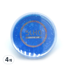 슬코 슬라임 베이스 210ml, 4개, 파랑