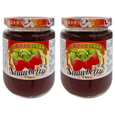大倫食品 大湖莓之鄉 天然原味草莓醬 不含人工色素及防腐劑, 280g, 2罐