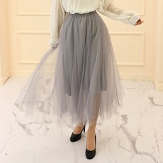 페이퍼먼츠 페어리 쉬폰 플리츠 스커트 08659