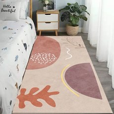 北歐風幾何臥室地毯 1片