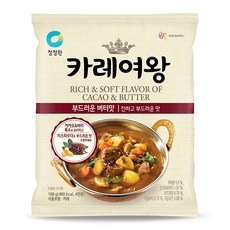 카레여왕 부드러운 버터맛, 108g, 1개