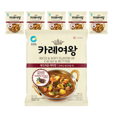 카레여왕 부드러운 버터맛, 108g, 6개