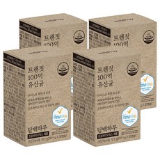 담백하루 트랜짓 100억 유산균 10.2g, 30정, 4개