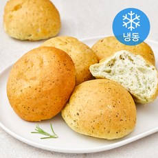 야미요밀 정성가득 채식 곤드레나물 쌀모닝빵 (냉동), 1개, 225g