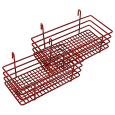 家乘生活 大長型籃掛架, 顏色隨機, 2個