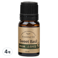 퓨어스 스윗바질 아로마 오일, 10ml, 4개