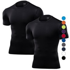 ARMEDES 男士素面Techfit短袖 足球 棒球 登山 騎行 健行 底層衣 打底衣 上衣 2件組 AR-51