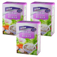 活力百匯 沖泡粥品 櫻花蝦芋頭糙米粥 葷 6包, 40g, 3盒