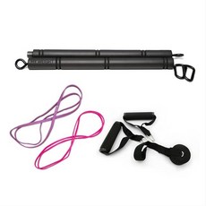 마이웨잇 홈트바 + 홈트밴드 기본 세트, 검정(홈트바), 1개