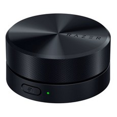 RAZER 雷蛇 WIRELESS CONTROL POD 無線遙控器 高級音訊控制 旋轉點擊雙功能旋鈕 耐用鋁合金結構, 1個, 黑色