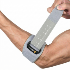 Onfitup 扣環式加壓調節網球肘手肘護具, 灰色, 1個