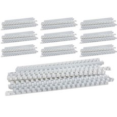 塑料環圓形白色 100 件 x 10p, 白色, 12mm