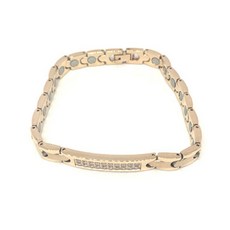 38 A72鍺手鍊 玫瑰金 19顆, 1個