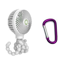 DSCUBE 3단 휴대용 문어발 멀티선풍기 + D형고리 색상랜덤, 아이보리, 1개