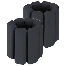 SC優選 瑜珈矽膠手腕負重腳踝負重2kg｜運動配件 健身器材, 黑色, 2個