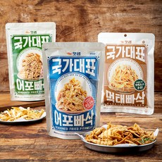 맛샘 국가대표 어포빠삭 80g + 먹태빠삭 50g + 어포빠삭 청양고추맛 80g + 청양마요소스 35g 세트, 245g, 1세트