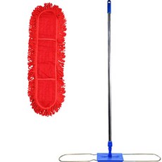 World Clean Risking 油性拖把 90cm 1入 + 優質平板拖把桿組, 1套