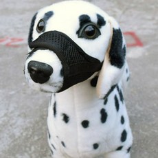 DING DONG PET 寵物犬網眼型軟式嘴套 XL, 黑色, 1個