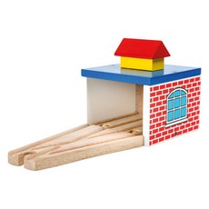 mentari 火車車庫 軌道配件 探索火車世界 訓練大小肌肉 無毒無害, 1組