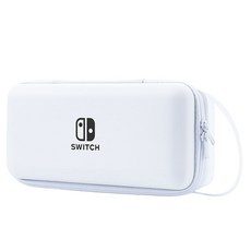 FIXEND 任天堂 Switch OLED 多合一硬殼保護套, 單一商品, 白色, 1個