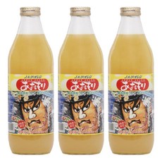 JA 青森農協 睡魔蘋果汁, 1L, 3瓶
