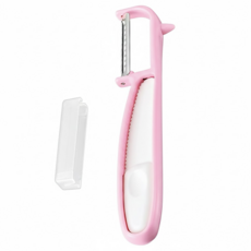 SHIMOMURA 下村工業 Fru-Veggie 薄皮削刀 附刀刃護套, 1支