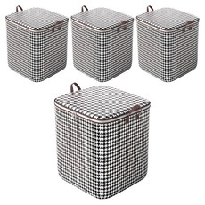 ARYKO 大容量多功能保管箱 140L, 白色 + 黑色, 4個