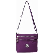 LuLu bag 女款 Judith 輕便收納佳斜背包 + 配件, 紫色