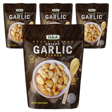 DJ&A 即食酥脆蒜瓣, 4包, 45g