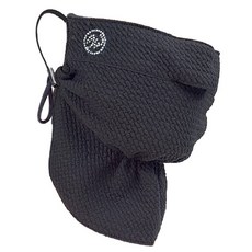 GowoonGolf 女用壓紋防寒口罩, 黑色