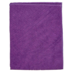 Crocodile 鱷魚 超細纖維運動巾 紫色 22*110CM 台灣製, 1條