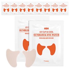 戶外運動降溫高爾夫防紫外線三重護理眼罩10片, 10張, 1個