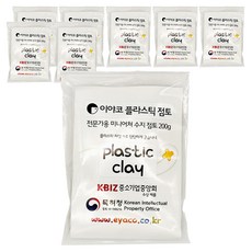 Eyaco 塑膠黏土 200g, 8個