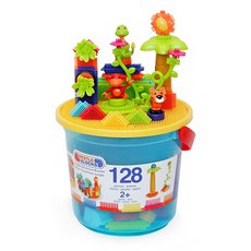 B.toys 鬃毛積木 叢林冒險系列 Set 128pcs, 1組