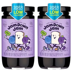 Bokumjari 低卡藍莓黑醋栗果醬, 225g, 2罐