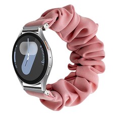 SimplyRoar 尼龍髮圈錶帶 直式 20mm, 1個, 乾燥玫瑰粉