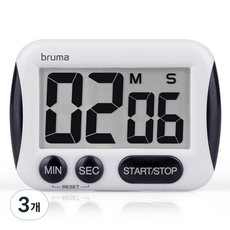bruma 數位廚房計時器, BT-291, 3個