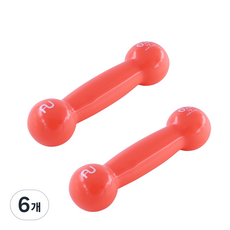 앤드어스 원형 이지그립 아령, 0.5kg, 6개