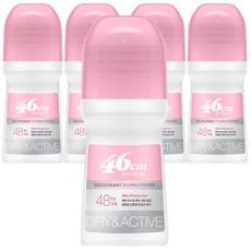 온더바디 46cm 나이아신아마이드 롤온 데오드란트 플로럴 파우더향, 75ml, 5개
