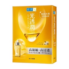 HADALABO 肌研 台灣公司貨 光透潤極致水潤面膜 25ml, 6片, 1盒